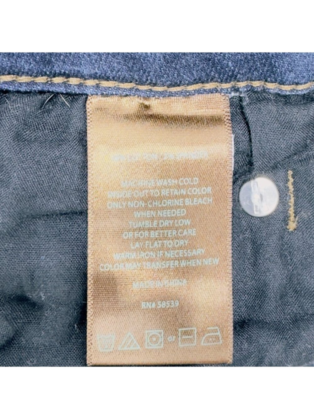 Kut From The Kloth Womens Size 10 Blue Denim Straight-Leg Jeans - Picture 6 of 8